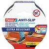tesa Nastro Antiscivolo - 5 m x 25 mm - Nero | Nastro Adesivo Antiscivolo - Per Interni ed Esterni, Per Scale e Pavimenti Lisci - Alta Resistenza e Forza Aderente