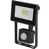 POLY POOL - PP3136 Proiettore Luce LED da Esterno Portatile 10W 970LM - Faretto con Sensore Crepuscolare con Staffa di Fissaggio Regolabile - Faro LED Esterno Impermeabile da Garage Cantiere Campeggio