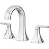 Pfister Bruxie LF049BIEC - Rubinetto per lavabo da bagno, 20,3 cm, 2 maniglie, 3 fori, finitura cromata lucida