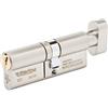 Sterling Doppia finitura ottone e nichel satinato ETD4060 Int Ext TS007 3 stelle approvato dalla polizia Secured by Design Cilindro porta europeo, 40 mm interno 60 mm esterno (100 mm totale)