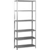 Simon Rack Scaffale Metallo Garage, 6 Ripiani, 100 kg di Punto di Flessione, 2000x900x500 mm, Con Viti, Scaffalatura Garage, Grigio - Comfort