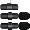 Generico Microfono Senza Fili - Microfono Wireless,Trasmettitore Vocale Portatile Indossabile Antistatico Per Registrazione Esterna Live Streaming Vlog Podcasting Videogiochi Discorsi Pubblici