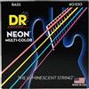 Dr Strings nmcb-40 Dr neon 4 Bass Guitar string, luce, multicolore