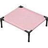 Baoblaze Cuccia rialzata per Cani, Portatile, Facile da Montare, Comoda, Ideale Come Regalo, Accessorio per terrazza, Giardino, Patio, Cortile, Interni ed, Rosa, S