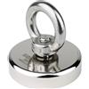 ® Magnete al Neodimio Potente 110 kg di Forza Ø 50 mm Super Forte Calamita con
