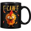 Shenrongtong Tazze Di Pollo Divertente F-caw-f, Tazze Da Caffè A Gallo Di Pollo, Tazzas Di Caffè In Ceramica, Tazzas Di Bevanda Umorismo Di Novità Per Decorazioni Da Scrivania Degli Uffici Domestici