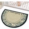 usefulbeauty Tappeto floreale lavabile, tappeto di benvenuto per porta d'ingresso all'esterno, tappeto di benvenuto da soggiorno retrò per porta d'ingresso esterna antiscivolo, decorazione corridoio