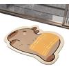 Generic Tappeto da bagno antiscivolo lavabile | Divertente tappetino da bagno assorbente con design Capybara - Tappeto da doccia per cucina all'aperto hotel spa senior bambini toilette ospiti