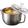 Bollisate Caraffa Separatrice Grassa In Acciaio Inox, 1,2 L Brocca Per La Separazione Del Sugo, Pentola Per Separazione 'olio Da Cucina, Colino Per Alimenti Ciotola Per Grassi Da Olio