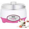 Generico Macchina per Yogurt - Yogurtiera Con Regolazione Temperatura - Elettrica Multifunzione 1.2L Silenziosa per Cucina con Fermenti Latte