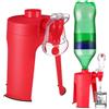 Generico Distributore di bottiglie di sodio, distributore di bevande,Cola invertita a pressione manuale che beve risparmio compatto | Accessorio per bar di casa del gadget soda per acqua scintillante