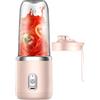 Generic Frullatore portatile, frullatore personale per frullati e frullati, ricaricabile tramite USB, mini frullatori per frullati di frutta e frullati, frullati da viaggio, con 6 lame, per ufficio e casa