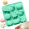 Xijobido Teglia da forno in silicone, a forma di zucca, per cioccolato, decorazioni autunnali, strumenti artigianali per il Ringraziamento, resina, sapone, cioccolato, torte,
