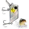 Generisch Esca artificiale, esca galleggiante con sonaglio, per pesce persico, per uomo, trota, pesce, lucioperca, crappie, bluegill, laghi, fiumi e zone d'acqua