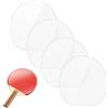 Generico Table Tennis Rubber Protective Film | 4 Pieces Clear Protector | Transparent Adhesive Shield | Table Tennis Paddle Adhesive Film, For Game Room Maintenance Care