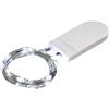 Generico Lucine, 1M, 10 piccole a LED, stringa di batterie in filo di rame impermeabile, lampada LED multicolore calda decorativa, per camera da interna, matrimonio, Natale