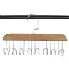 Tktouci Organizer per cappelli da baseball,Porta cravatte con 8 ganci in metallo girevoli - Appendiabiti per reggiseno, organizzatore di vestiti per berretto, canotte, cinture, sciarpe