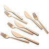 ECHTWERK EW-PK-2206B Set di Posate per Pizza, 8 Pezzi per 4 Persone, in Acciaio Inossidabile, Rame