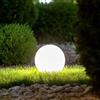 BEPER P207ILO225 Sfera Luminosa da Giardino LED RGB, Luce Bianca e Multicolore con Sensore Crepuscolare, Impermeabile IP44, Ricaricabile a Energia Solare con Picchetto per Esterni, Diametro 25 cm