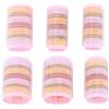 FRCOLOR Bigodini Per Capelli 6 Pezzi Rulli Autobloccanti Leggeri in Plastica Per Styling Professionale Strumenti Per Acconciature Volumizzanti E Ricci Naturali Femminili