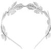 AUTSUPPL Cerchietto Foglie Placcato Oro per Sposa Accessorio per Matrimoni e Feste Design Classico Foglia Facile Indossare per Prom e Cosplay