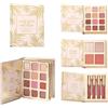 Generico Palette di Trucco con Effetto Glitter,12 Colori di Ombretti,Palette Di Ombretti Stile Libro Con 4 Blush Matte E 4 Lip Gloss Vellutati | Per Viaggio, Bellezza, Palcoscenico E Fotografia