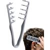Generisch Pettine, 2025 Voluminous Wide Toothed Hair Comb Travel Folding Design, pettini per capelli per lo styling, pettine per la cura di frangia e separazione, accessori leggeri