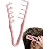 Generisch Pettine, 2025 Voluminous Wide Toothed Hair Comb Travel Folding Design, pettini per capelli per lo styling, pettine per la cura di frangia e separazione, accessori leggeri