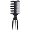 Generic Pettini per capelli olio, spazzole per capelli retrò, pettine denti larghi, pettinini da parrucchiere, pettine per capelli portatile, pettinini larghi per lo styling dei capelli maschili