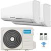 Olimpia Splendid Condizionatore Olimpia Splendid Dual 9000+12000 Wi-Fi Nexya S4/S5 - OS-CANMH18EI Inverter