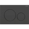 Geberit Placca di Comando Sigma 20 Round Nera Opaca per Cassetta Geberit - 115.882.16.1