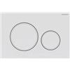 Geberit Placca di Comando Sigma 20 Round Bianca Opaca per Cassetta Geberit - 115.882.01.1