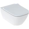 Geberit Vaso Geberit Smyle Square Sospeso Rimfree con Sedile Soft Close - 500.683.01.1