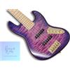 Swing Guitars Jazz Deluxe 5 Purple 4,8 kg basso elettrico