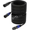 BEITSZ CAVO XLR BILANCIATO MICROFONO PROFESSIONALE MASCHIO 10M - 2 PACCHI