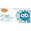 O.B. Procomfort Tamponi Ultimate Comfort, 16 tamponi Super Plus per un flusso moderato, ideali per i principianti