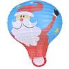 Uonlytech Lanterna di Carta Decorativa di Carta 13.78In con Motivo Babbo Natale per Decorazioni Natalizie Feste Asilo Nido