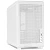 NOX Case mini-tower M-ATX HUMMER REFRESH con pannello frontale in rete, bianco