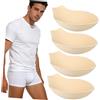 Outanaya 4 pezzi Cuscinetti Imbottiti Slip Uomo in Poliestere Traspirante per Costume da Bagno e Intimo Protezione Confortevole per Ingrossare la Tasca Anteriore