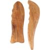 SOESFOUFU Massaggiatori in Legno Naturale 2 Pezzi, Tavole Gua Sha e Raschianti in Legno, Massaggio Viso e Collo, Piastra Gua Sha Portatile Per Rilassamento Muscolare e Della Pelle