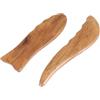BCOATH Massaggiatore in Legno Piastre Portatili 2 Pezzi per Pelle Naturali e Pratiche per Raschiatura e Massaggio Delicato Viso e Collo