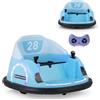 SOARS Autoscontro Elettrico per Bambini 6V, Macchina Elettrica per Bambini Rotante a 360°, Telecomando 2,4G, 2 Modalità di Controllo, Clacson e Musica, Carico 25 KG, 18 Mesi+ (Blu)