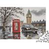 rMpSzDkFbWgHj Vista Stradale Big Ben Londra Puzzle 1000 Pezzi Puzzle per Adulti Carta Jigsaw Città Piovosa Vintage Relax Decorazione Regalo 70x50cm/1000pcs