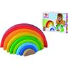 Eichhorn - Arcobaleno in Legno, 100003458, + 1 Anno, cm 17,5, 8 Pezzi