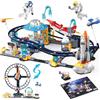 MOGZZi Set City Space Shuttle Giocattolo, 788 PCS 2-in-1 STEM Montagne Russe Navicella Razzo Spaziale Costruzione con Scoperta Parco Friends, Regalo per Bambini Maschio Ragazzi Ragazze dai 6+