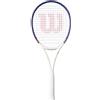 Wilson Racchetta da Tennis Roland-Garros 2026 Triumph Oversize, Progettata per la Costanza dei Colpi, Telaio Leggero per una Migliore Maneggevolezza, Blu Navy/Arancione, Grip 3