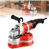 Generic Macchina lucidatrice elettrica diamantata, smerigliatrice per calcestruzzo a tripla testa a 6 velocità 2800W per metallo, pietra, rettifica pavimenti in mattoni di cemento
