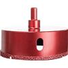 Meccion Punta da Trapano per Seghe a Tazza Diamantate, Taglierina per Fori ad Alte Prestazioni per Vetro/Piastrelle/Granito/Marmo (100mm)