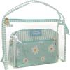 Camomilla Milano Set 3pz Beauty Bags Donna, PVC, Collezione Daisy Love, Colore Verde