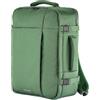 Tucano, Tugò ML Zaino da Viaggio e Bagaglio a Mano 34x47,5x19 cm, Zaino Porta PC fino a 17 e 18, Zaino Cabina Aereo Uomo Donna con Vano Laptop, Porta AirTag e Tasche Accessori, Verde